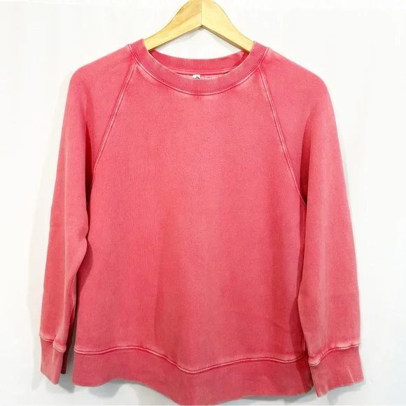 Sold Free People Crewneck Raglan Sleeve Pullover Sweatshirt - Picture 2 of 10